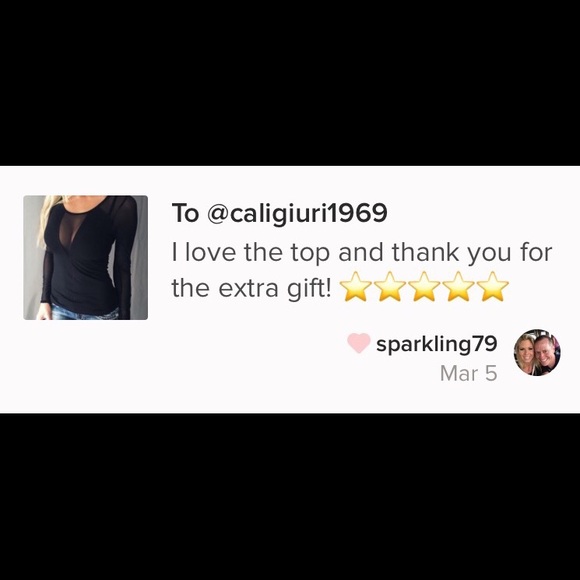 HP🎊🎊New! Sexy Black Mesh Top - Picture 4 of 6